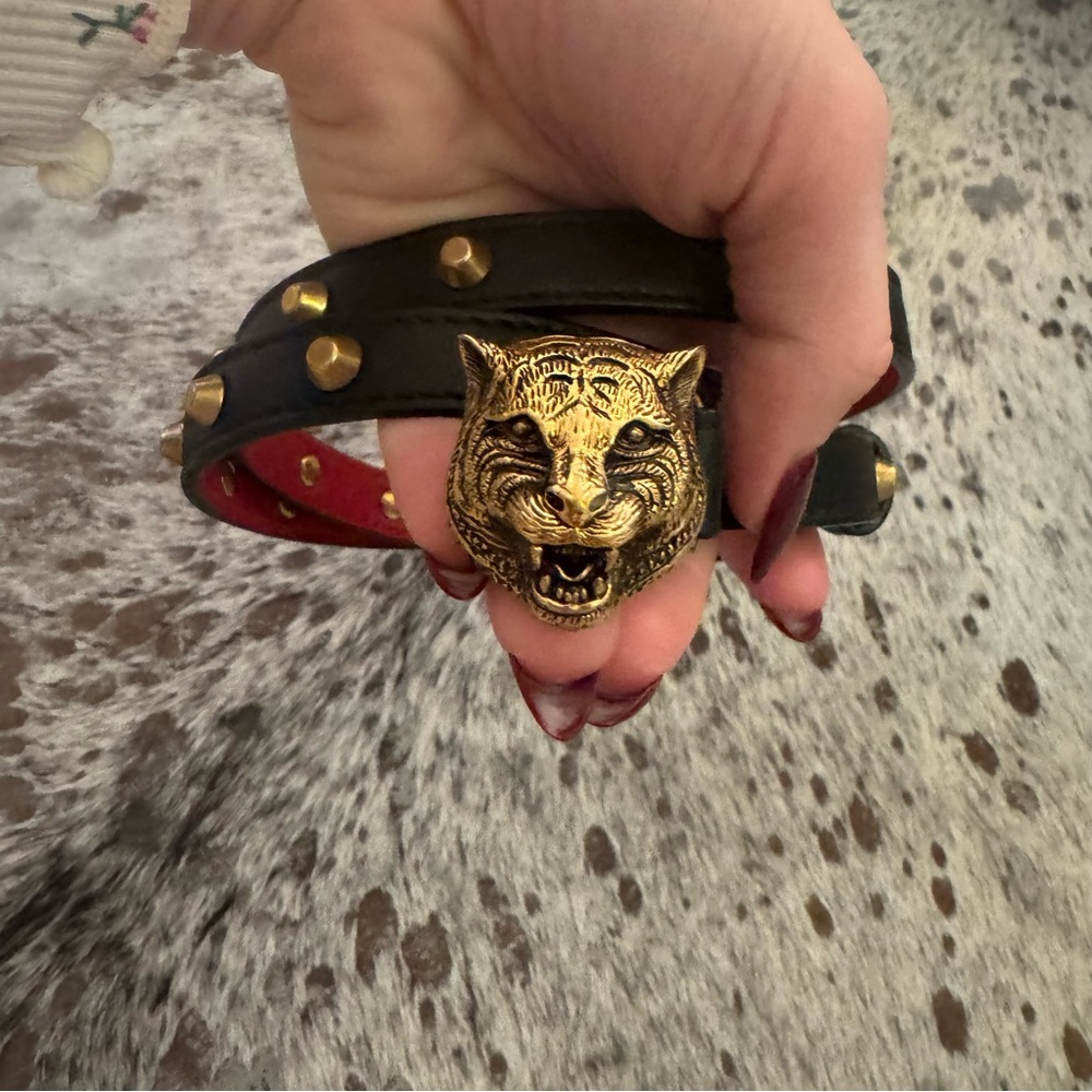 Gucci Tiger Head Belt